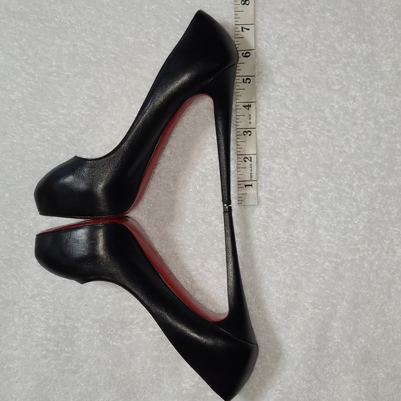 Christian Louboutin Black Nappa Leather Miss Clichy Pumps Size 38 - Picture 6 of 13